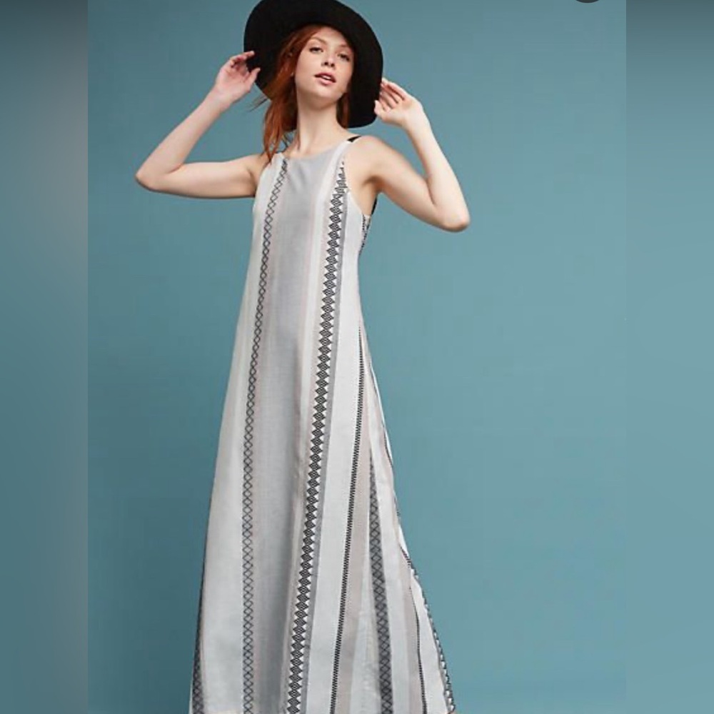 The Odells Anthropologie Esmera textured maxi.​​